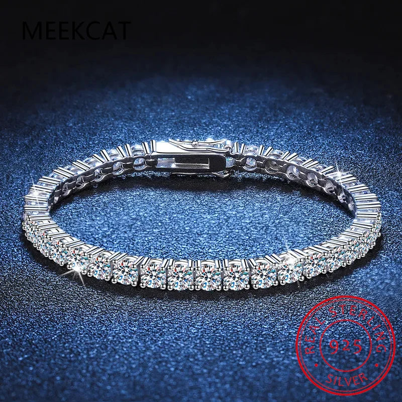 Sparkling Moissanite Tennis Bracelet